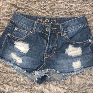 Jean shorts